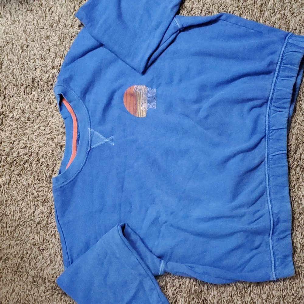 Vintage billabong sweat shirt crewneck scenic route 73